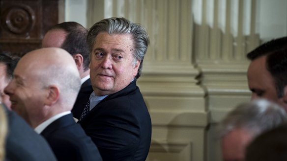 Now President Donald Trump's chief strategist, Stephen Bannon hired Yiannopoulos as a senior editor at Breitbart in 2014.