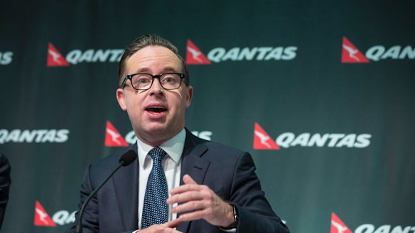 Making shareholders happier again: Qantas boss Alan Joyce has announced the first dividend in seven years.
