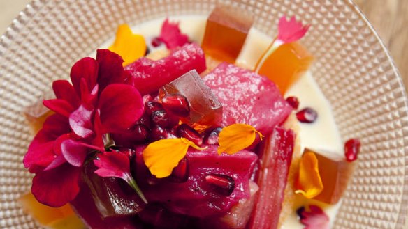Vivid: Rhubarb works well in puddings, crumbles and pies.
