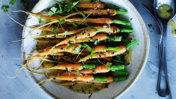 Carrots don't sound that appetising, but 'twisted citrus-glazed carrots'? We'll take them. 