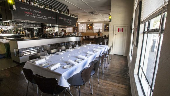 Massive: Church Street Enoteca is housed in an old metalworks.