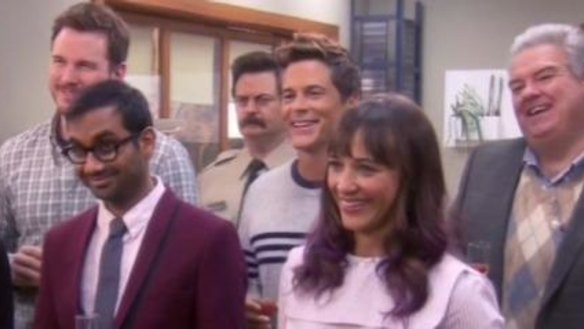 The <i>Parks and Recreation</i> gang say goodbye.