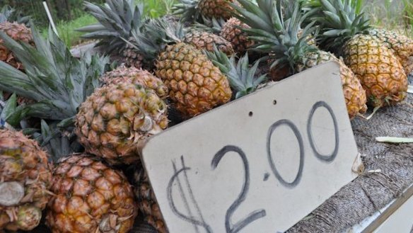 Fresh produce may be bought at the farm gate.