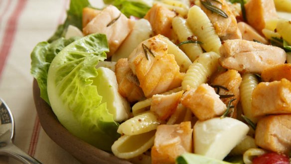 A pasta salad is a brilliant way to eat in summer.