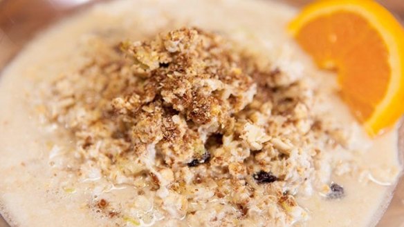 You can never go wrong with fruity bircher muesli. 