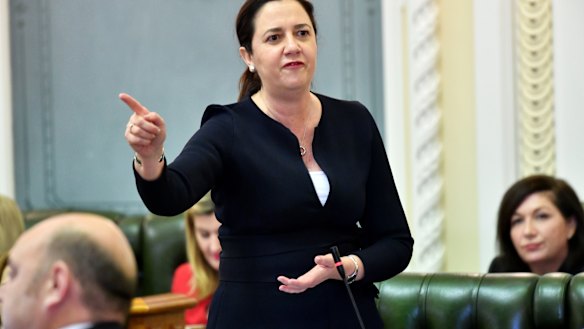 Premier Annastacia Palaszczuk said her government was restoring frontline services.