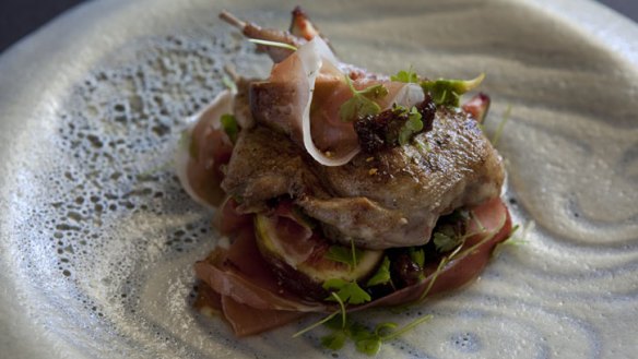 Grill the figs if you would like them to have a jam-like interior in this quail dish.