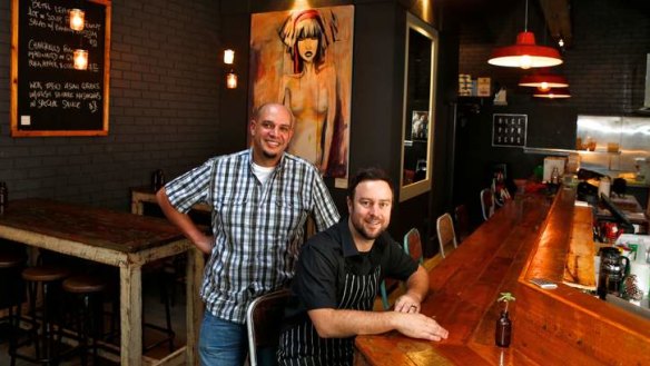 Owner Rahmie Clowes and chef Shane Stafford.