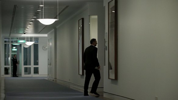 It took Tony Abbott and his staff a number of days to vacate the Prime Minister's Office at Parliament House.