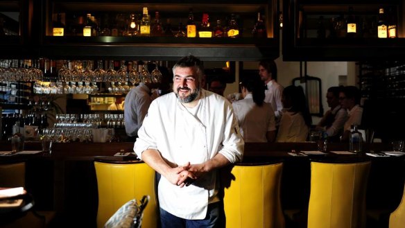 Good Food Month star: Frank Camorra at the Parlour Wine Room in NewActon preparing for his Movida dinner during October.