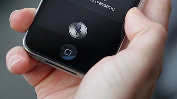 Mixed results ... an iPhone owner tries out Siri.