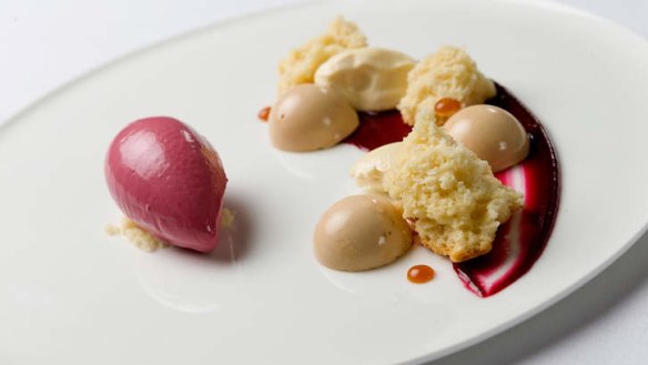 Brooks' blackcurrant dessert.