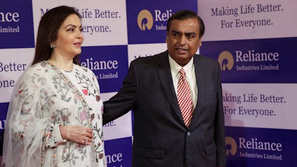 Power couple: Nita and Mukesh Ambani.