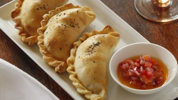 The empanadas at Miss Marley's dining and tequila bar in Manly.