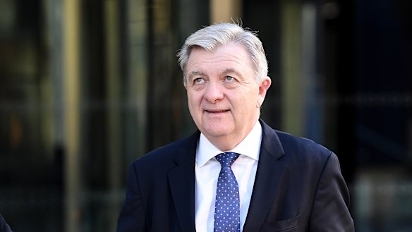 AMP's Anthony 'Jack' Regan leaves the Royal Commission