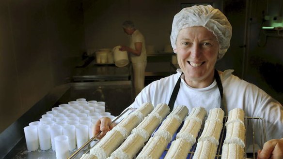 Carla Meurs of Holy Goat Cheese.