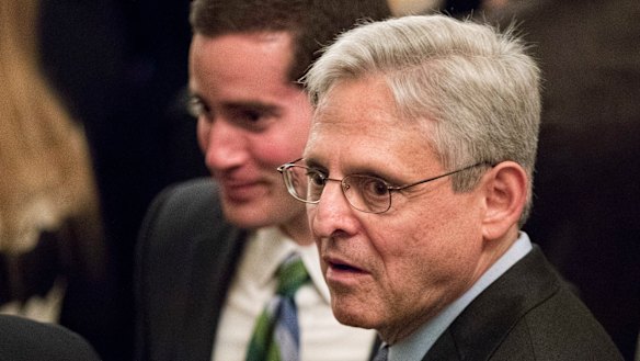 Obama Supreme Court nominee Merrick Garland, right.