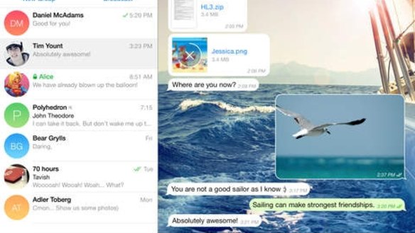 Terrorists are using apps with encryption capabilities, such as Telegram, to communicate.
