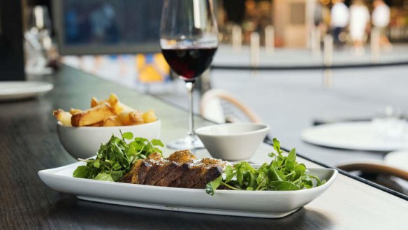 Order something red from Bordeaux to go with the steak frites.