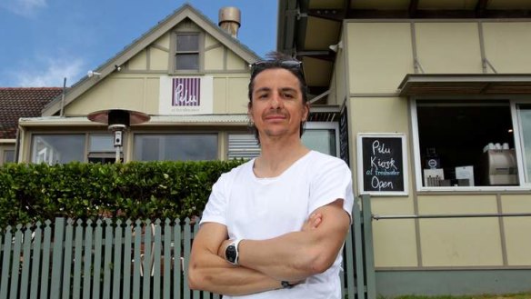 In hot water: Giovanni Pilu, owner of Pilu restaurant and cafe at Freshwater.