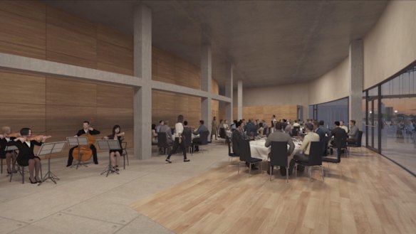 An artist's impression of part of the new Opera House interior.
