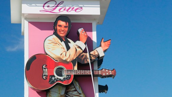 No longer the place for spontaneous weddings: The Little White Wedding Chapel.