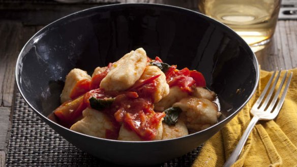 Ricotta gnocchi is much easier and quicker to make than traditional, potato gnocchi.