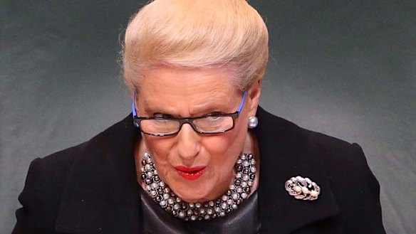 Madam Speaker Bronwyn Bishop during question time.