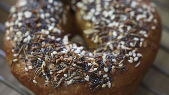 The "real thing" ... Michael Shafran brings New York style bagels to Sydney.