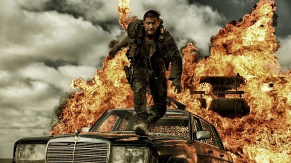 Tom Hardy fires up as Mad Max.