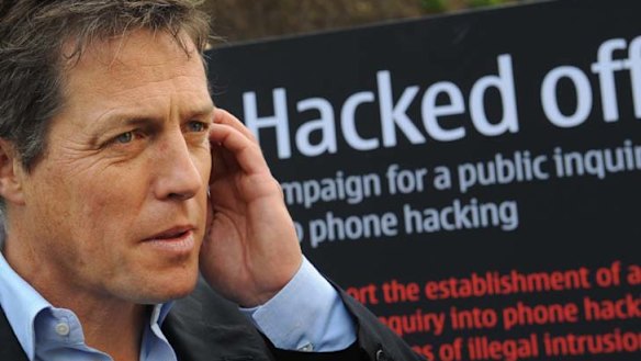Hugh Grant is one of many actors speaking out about News of the World.