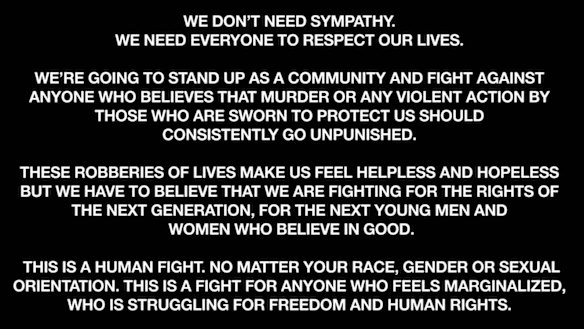 Part of Beyonce's statement released on her website. 