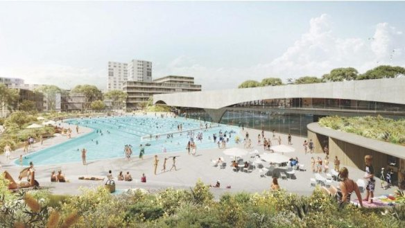 Green Square: The city's newest and largest pool complex.