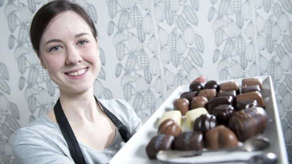 Labour of love: former journalist Jessica Brookes is dedicated to the chocolate cause.