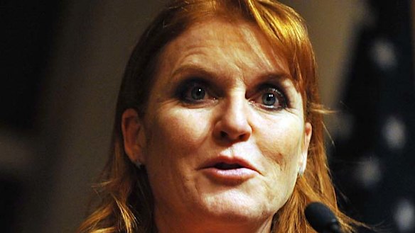 Grovelling apology ... Sarah Ferguson.