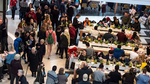 Australians are visiting shopping centres less and less.