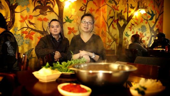 Dedicated: Chef Tina Li and husband Ye Shao.