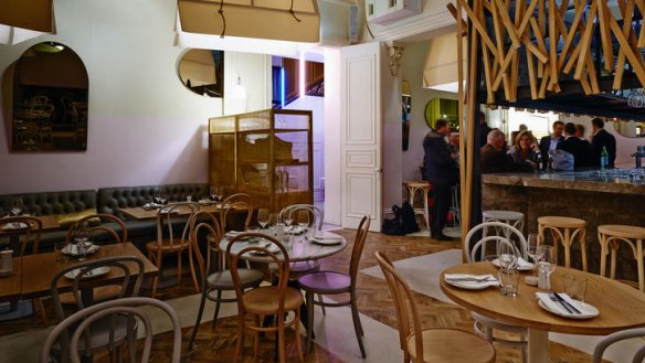 Downstairs: The ground-floor bar at Stokehouse City.