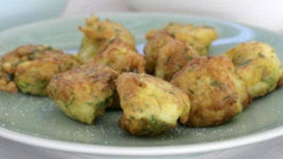 Spinach fritters
