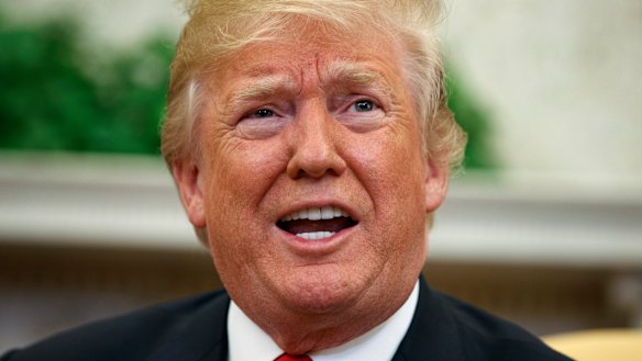 US President Donald Trump