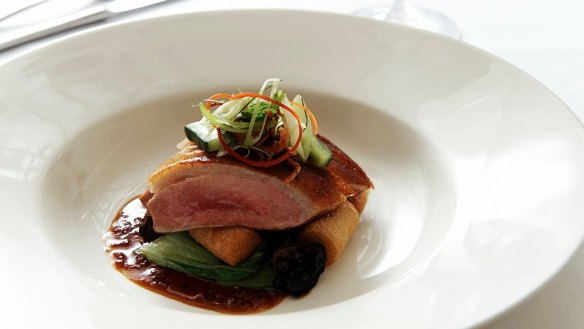 Ezard Chinese Style Duck Breast dish