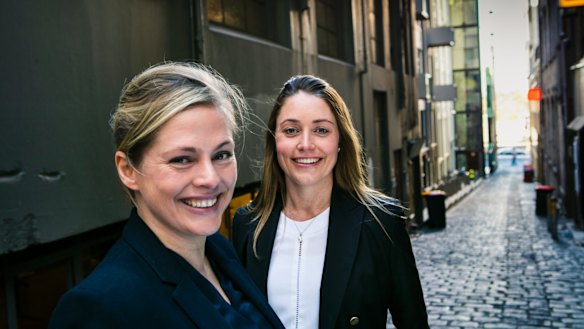 Mentorloop founders Lucy Lloyd and Heidi Holmes.
