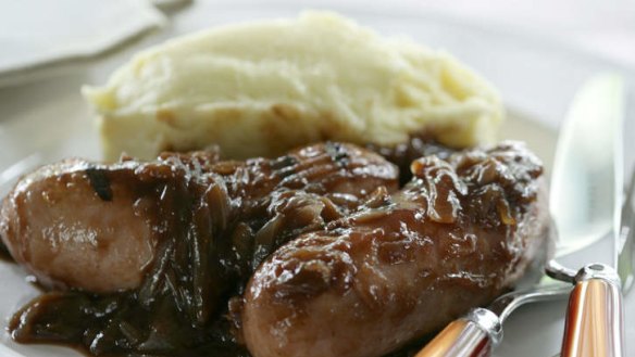 Bangers and mash.