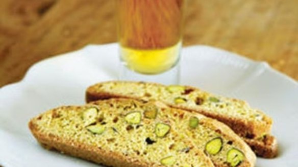 Pistachio biscotti