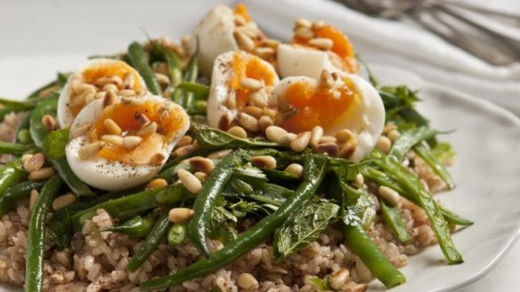 Eggs are the perfect addition to a spring salad - but what is the best way to get the shells off?