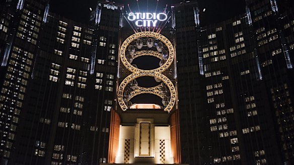 Melco Crown's Studio City casino in Macau.