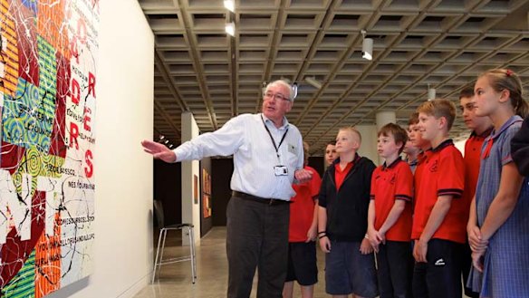Volunteers of all sorts guided by love of art