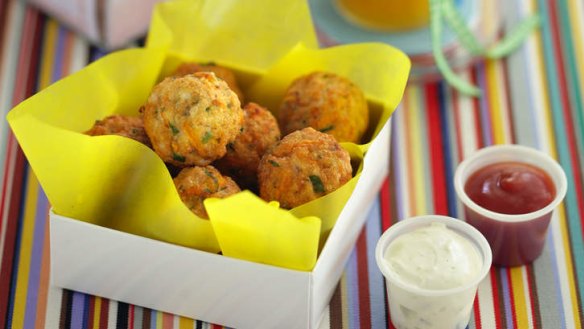 Tasty chicken balls.