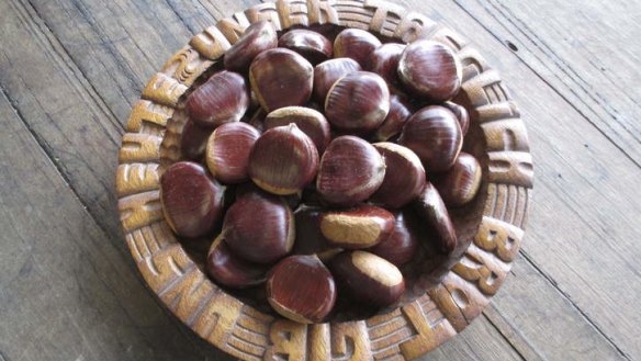 Chestnuts from Growlers Creek Grove in Victoria.