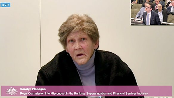 Carolyn Flanagan, who appeared before the royal commission on Monday.